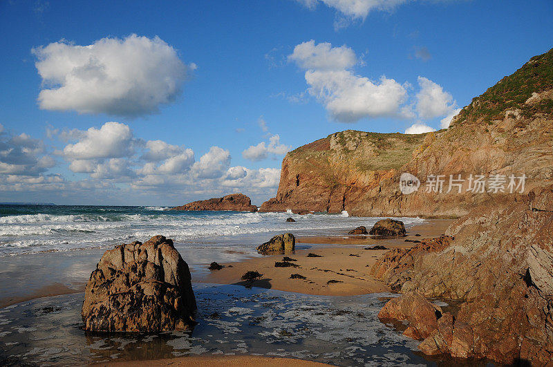 英国泽西岛Plemont Bay